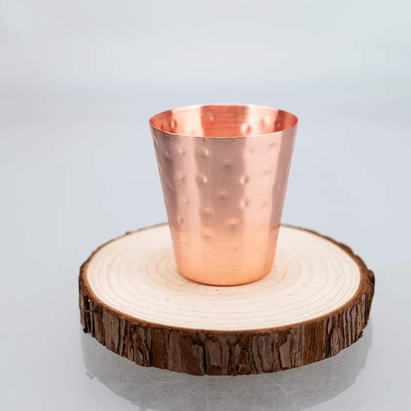 4Pcs New 100% Copper Cups Pure Solid