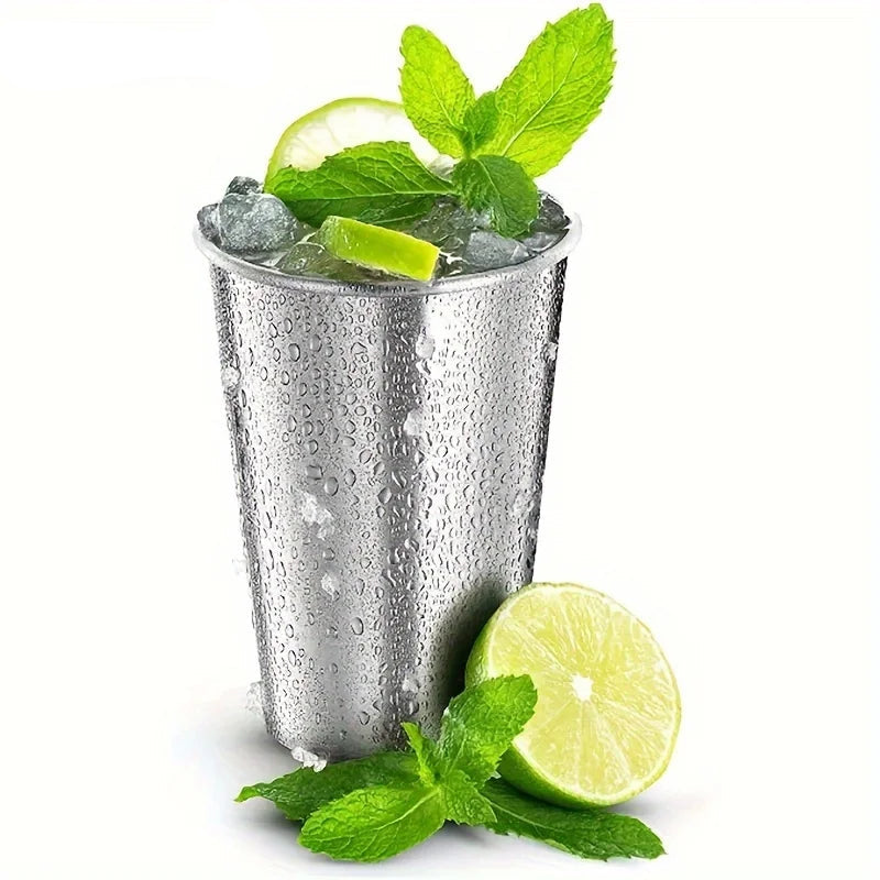 4PCS Stainless Steel Cups 300/400/500ML