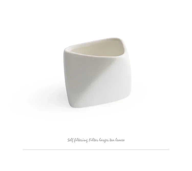 Three-dimensional folded French fries Cup ceramic cooking bowl characteristic hotel tableware snack plate dipping sauce.