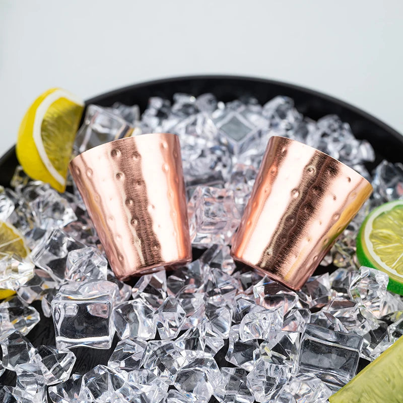 4Pcs New 100% Copper Cups Pure Solid