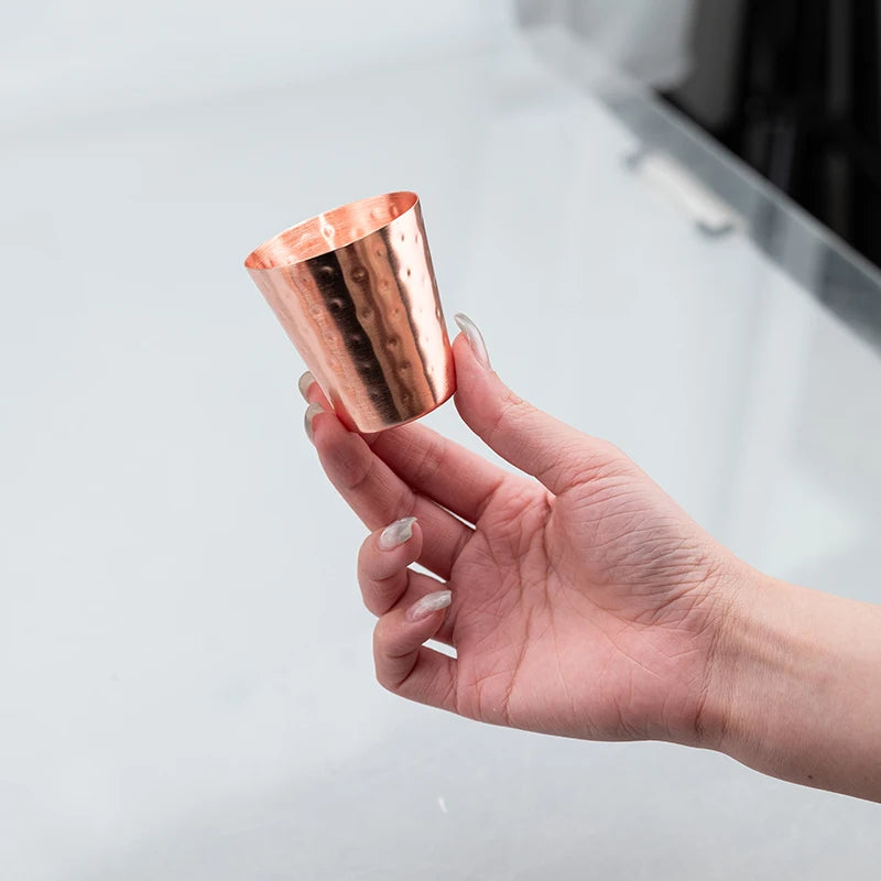 4Pcs New 100% Copper Cups Pure Solid