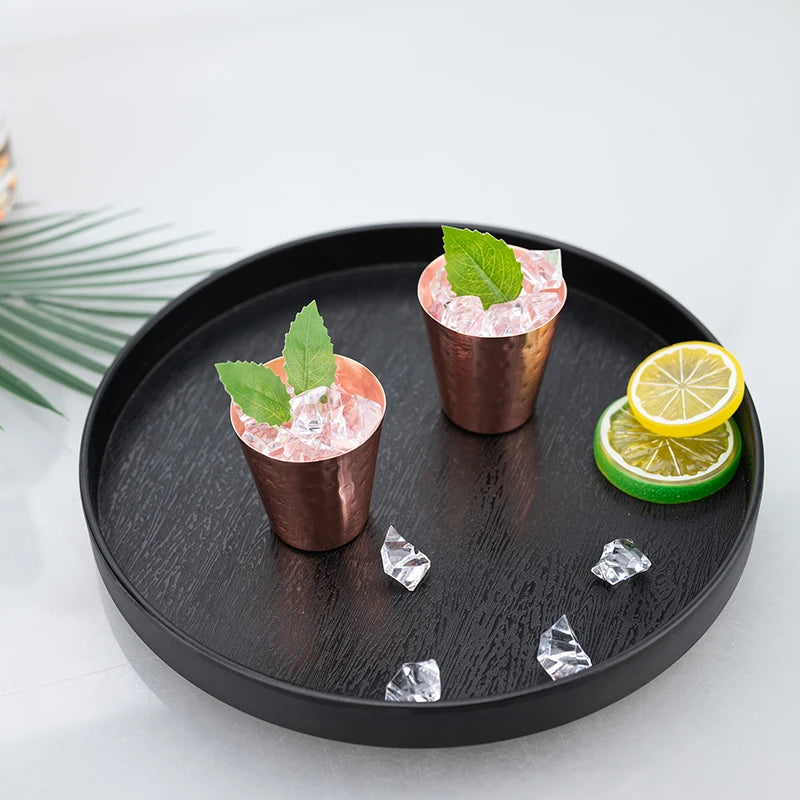 4Pcs New 100% Copper Cups Pure Solid