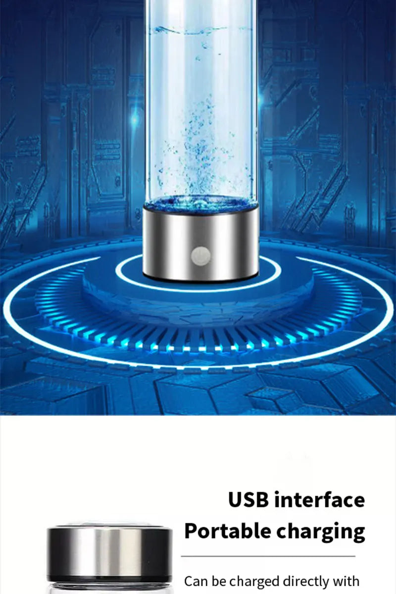 Hydrogen Rich Water Generator Electric Bottle
