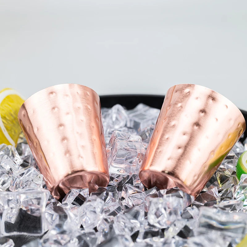 4Pcs New 100% Copper Cups Pure Solid