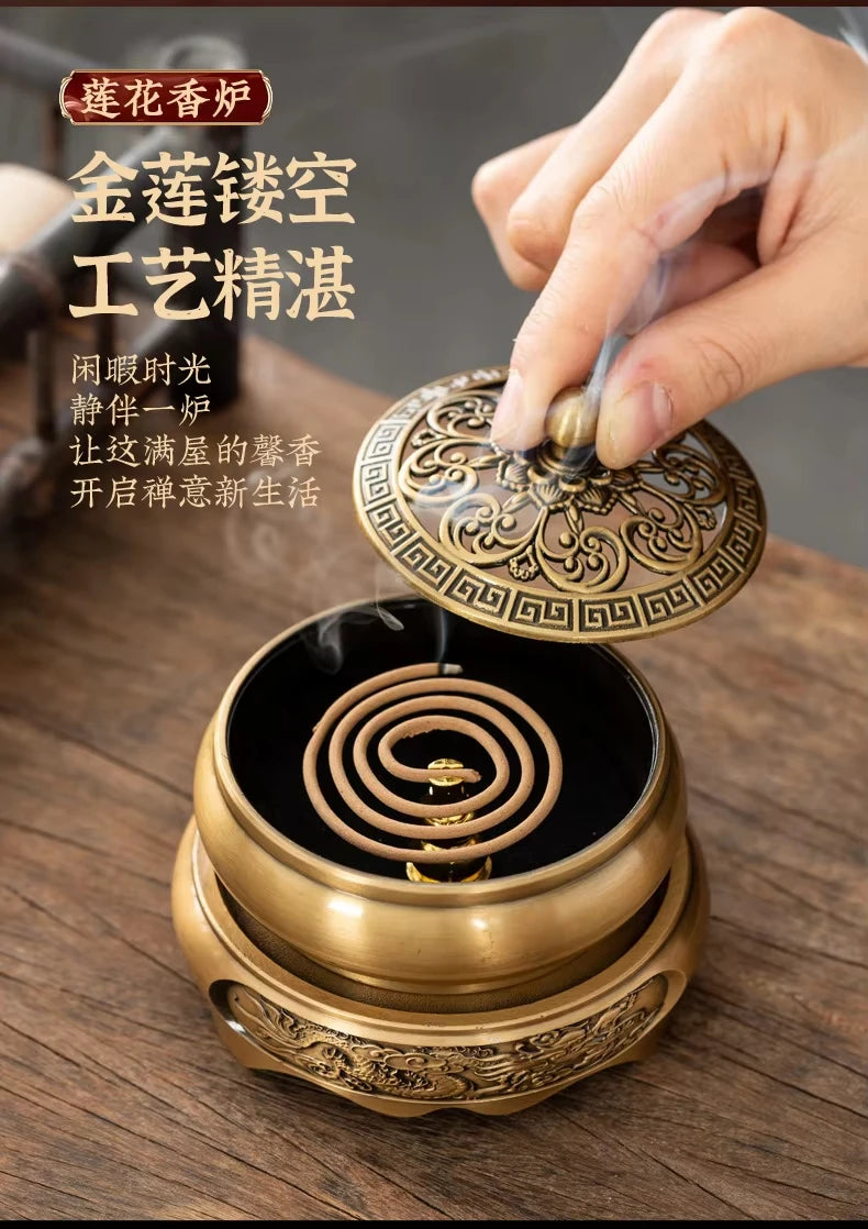 Retro Creative Aromatherapy Burner Three-Legged Small Incense Burner Base Home Decorative Indoor/tea Room/soothing Purifying