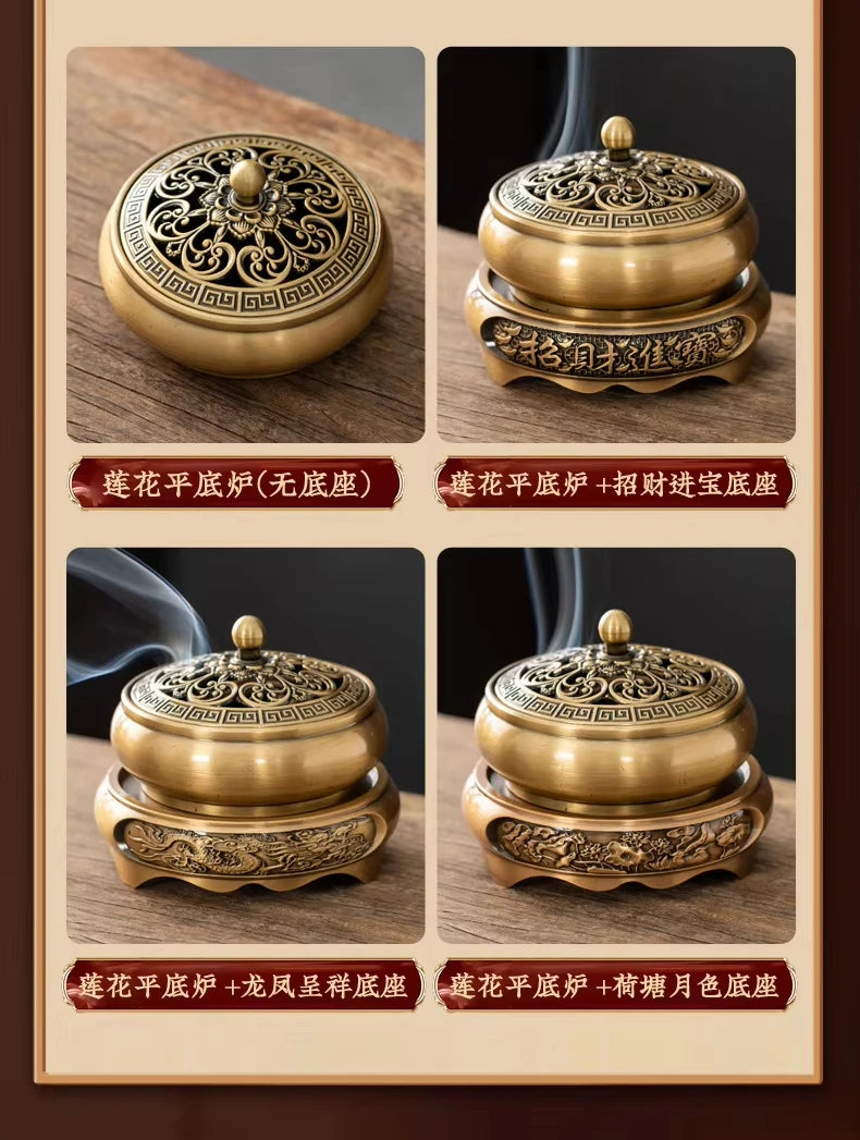 Retro Creative Aromatherapy Burner Three-Legged Small Incense Burner Base Home Decorative Indoor/tea Room/soothing Purifying
