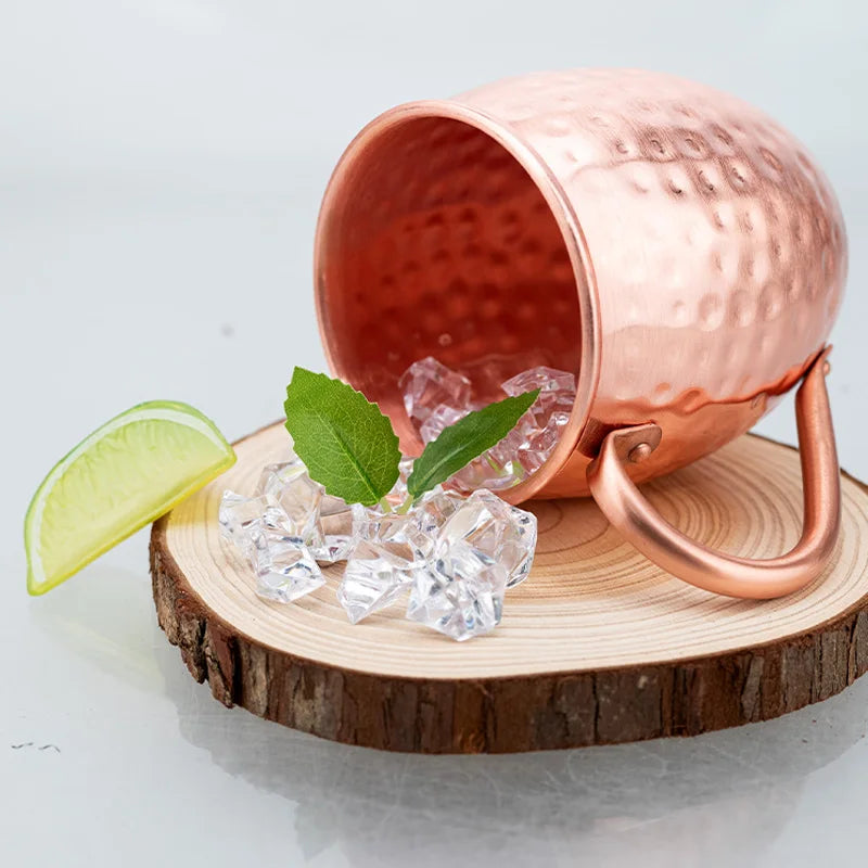 Pure Hammered Copper Moscow Mule Mug – 350ml